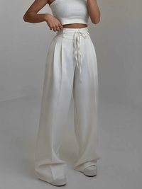 Pantaloni Palazzo Elegance/Cintura annodata