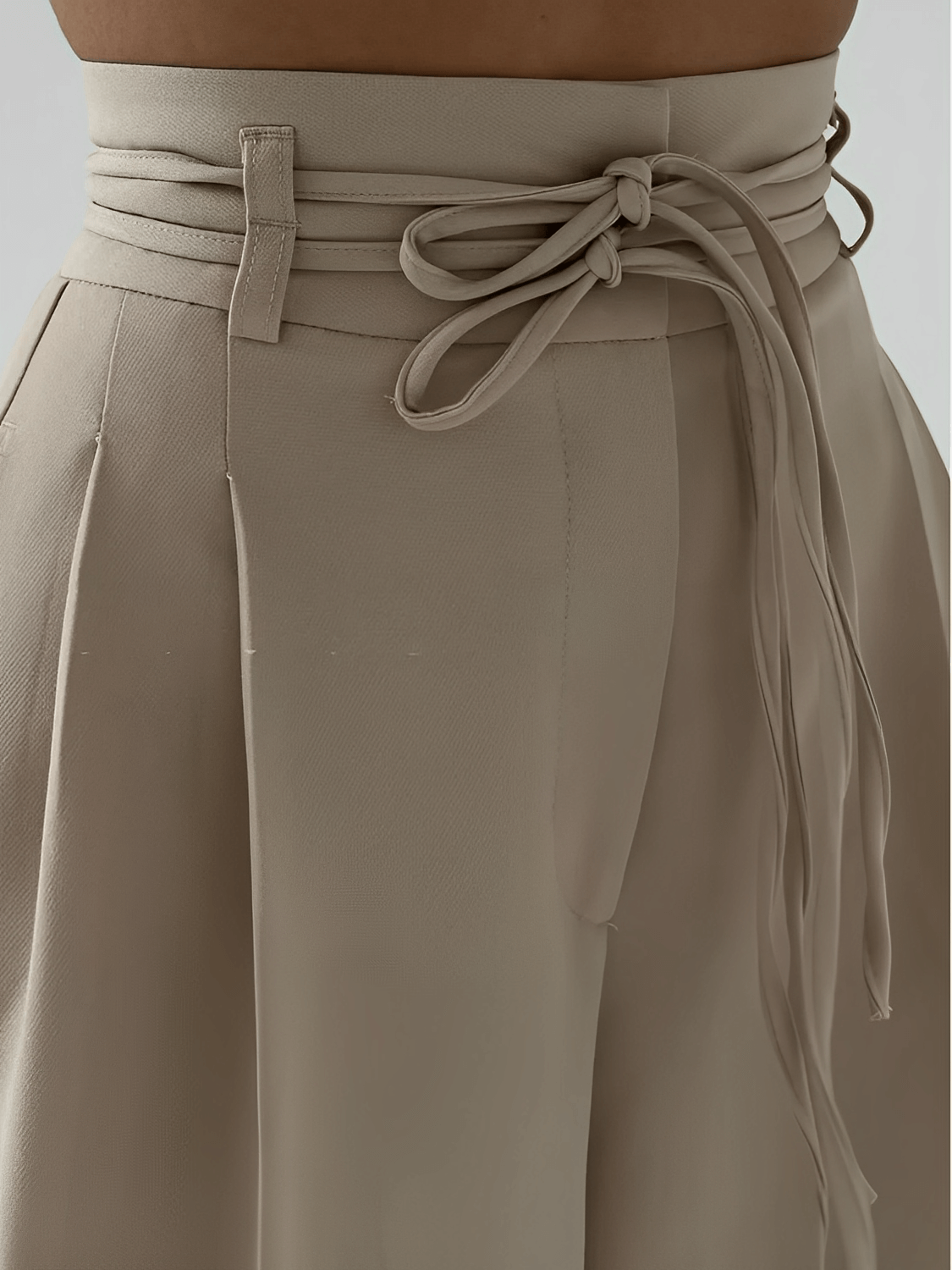 Pantaloni Palazzo Elegance/Cintura annodata