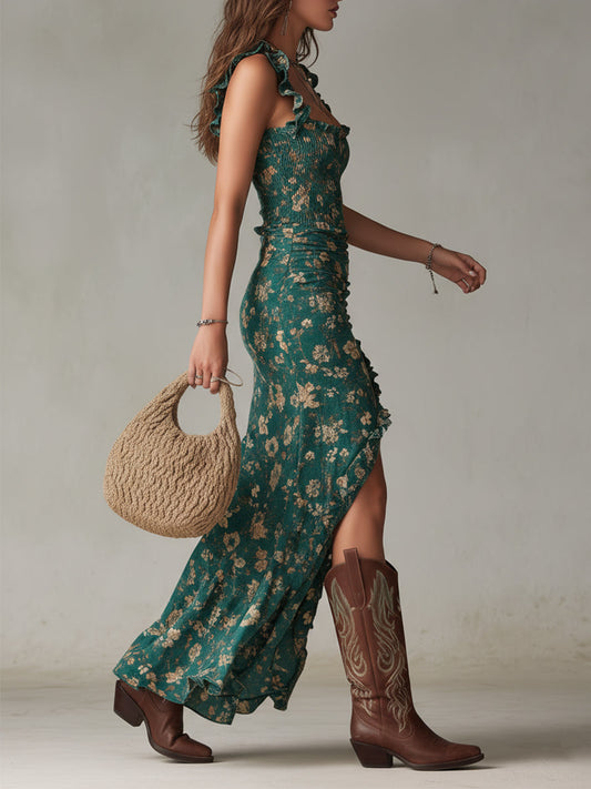 Abito boho/fiori selvatici