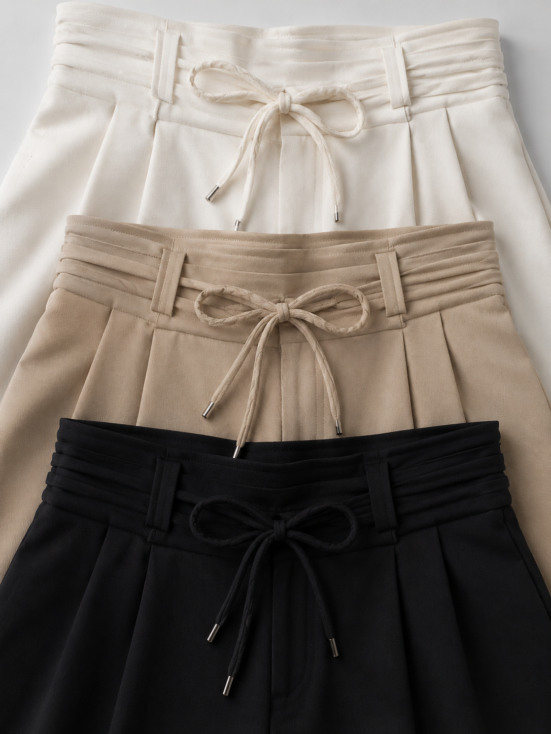 Pantaloni Palazzo Elegance/Cintura annodata